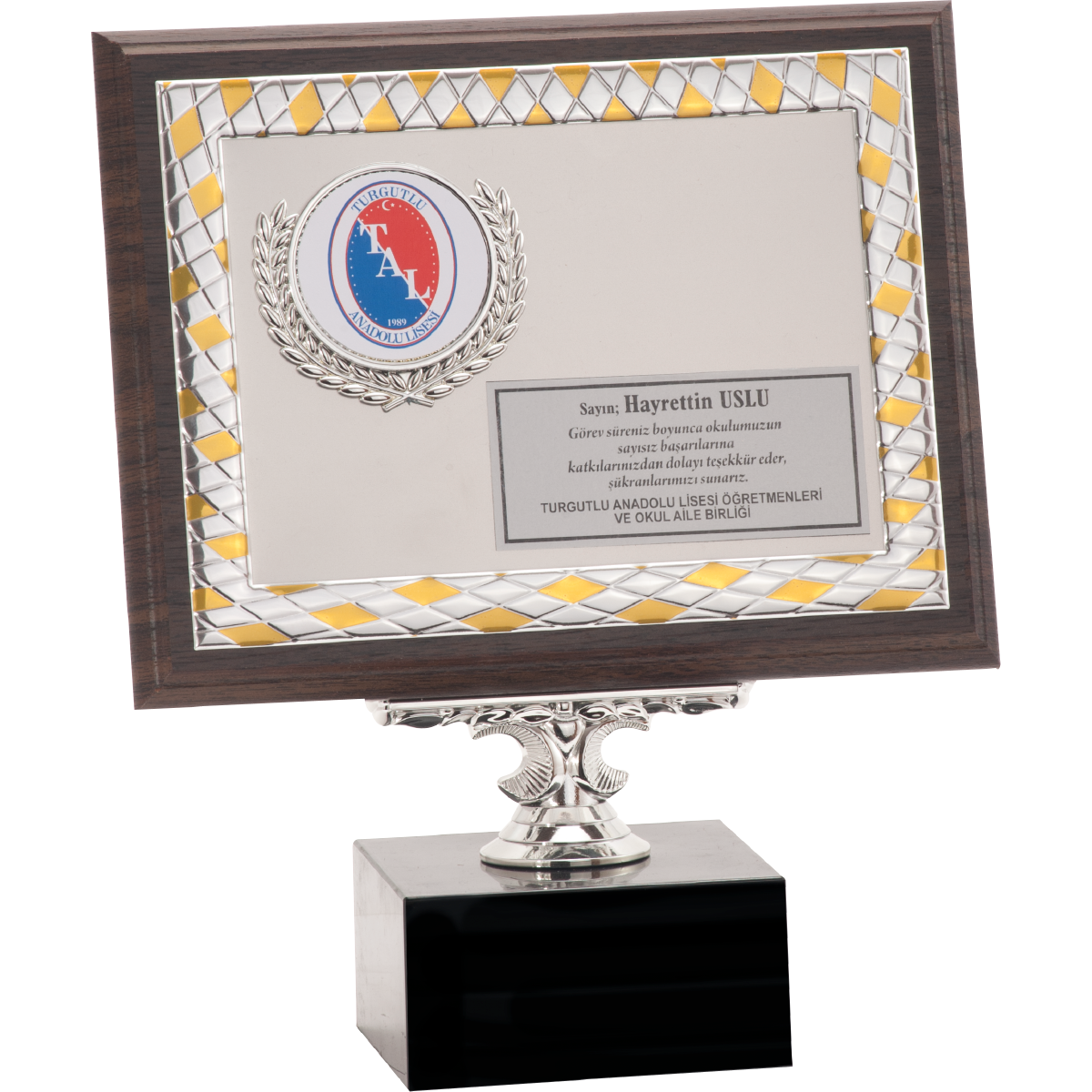 PL-020 A Ahşap Plaket