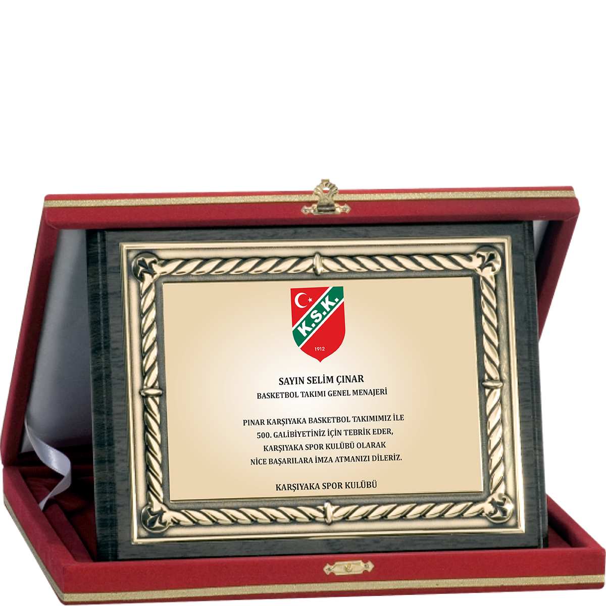 PL-083-M A Ahşap Plaket
