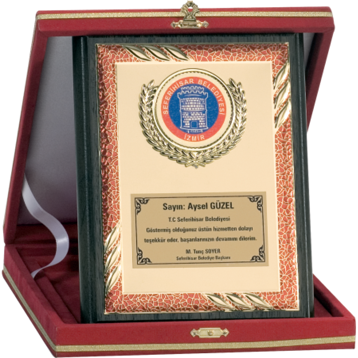 PL-093 B Ahşap Plaket
