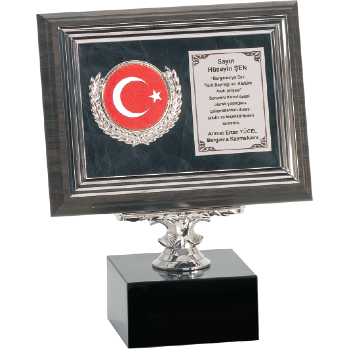 PL-112 B Ahşap Plaket